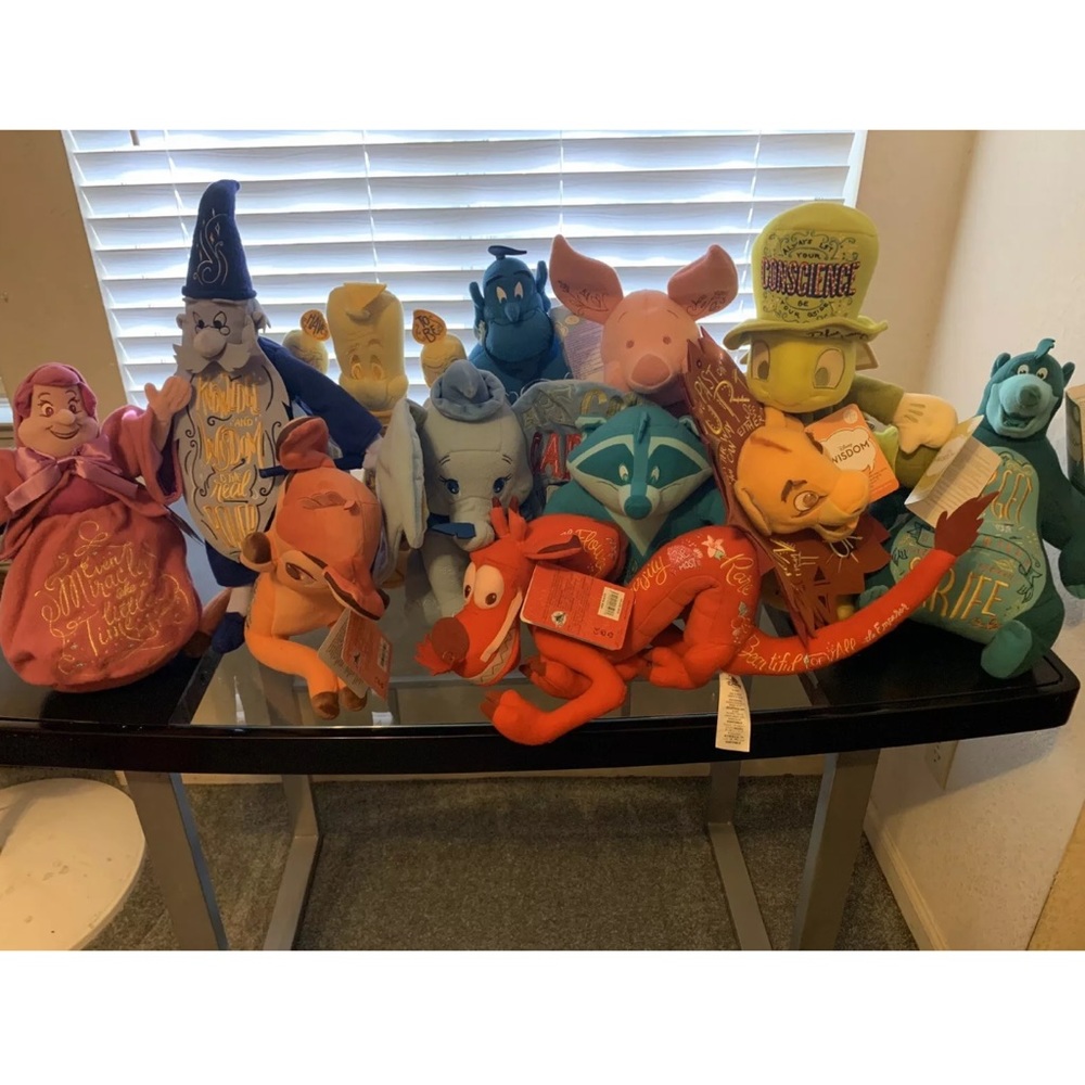 Disney Wisdom Complete Plush Collection.